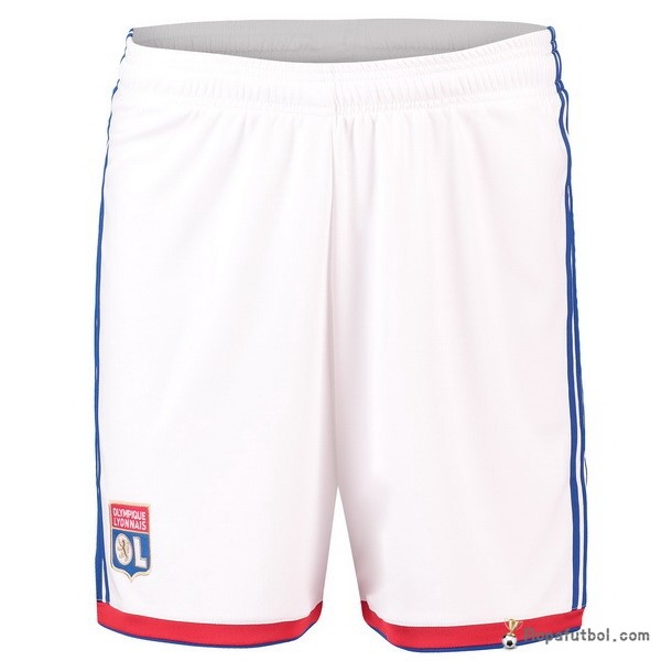 Pantalones Lyon Replica Primera Ropa 2018/19 Blanco